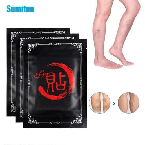 8pcs Leg Spider Veins Varicose Treatment Plaster Varicose Veins Cure Patch Vasculitis Natural Solution Chinese Herbal Patches