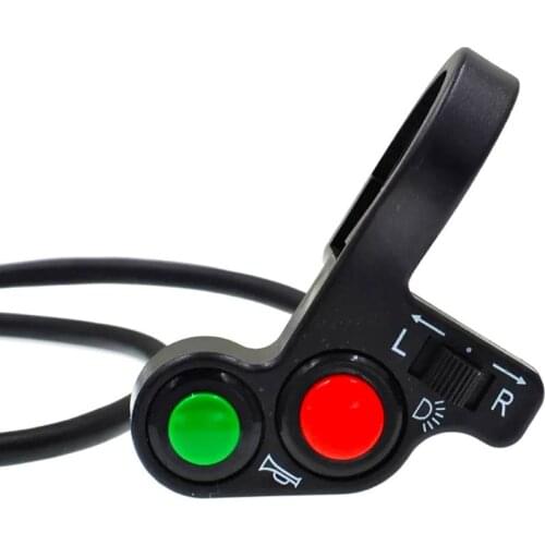 2020 SALE Motorcycle Handlebar Switch Electric Bike Scooter Horn Turn Signals On/Off Button Light Switch Dropshipping CSV