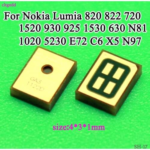 Cltgxdd 5pcs Microphone Mic speaker replacement for Nokia Lumia 820 822 720 1520 930 925 1530 630 N81 1020 5230 E72 C6 X5 N97