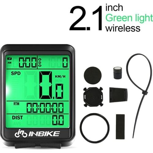 Bike Computer Odometer Professional Wireless and Wired Waterproof Bicycle Computer Speedomter LED Stopwatch Speedometer for Bike