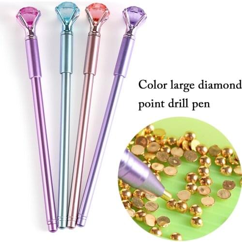1PC Plastic 5D Diamond Painting Point Drill Pen Silicone Crystal Cross Stitch Embroidery Arts Pens Sewing Accessories DIY Crafts