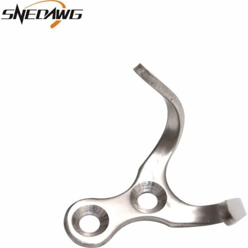 2pcs Wall Mount Hook Hanger for Kitchen Bathroom Durable Stainless Steel Hooks Hanging Coat Clothes Wall Hook