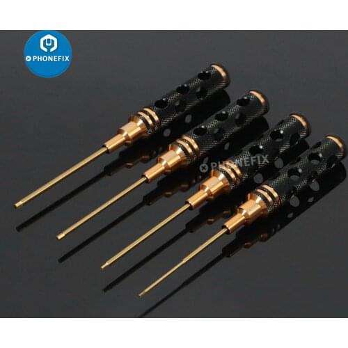4pcs Hex Screw Driver Set RC Tools Kit 1.5/2/2.5/3mm Hexagon Screwdriver for RC Models Quadcopter Helicopter Drone Car Repair
