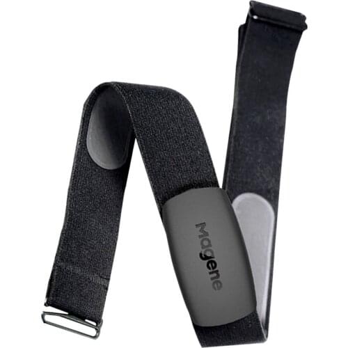 ANT + Bluetooth Heart Rate Monitor for Men and Women IP67 Waterproof Sports Running Sensor with Chest Strap Adjustable