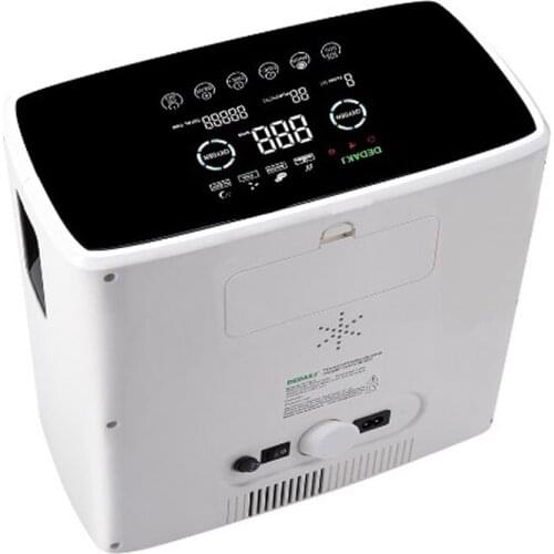 USA Free tax clearance Shipment 8L European Style Large LCD screen Time accumulative medical portable oxygen machine