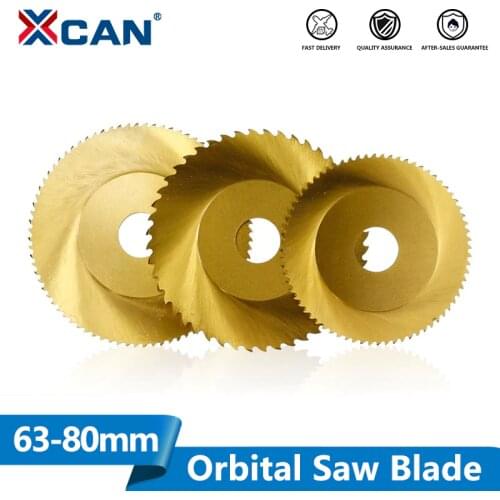 XCAN 1pc 63mm 68mm 80mm 44T 64T 72T 80T Circular Orbital Saw Blade Stainless Steel Pipe Tube Cutting Saw Blade
