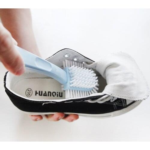 Five-Side Shoe Brush Double-Sided Ring Decontamination Non-Dead Angle Washing Brush Multi-Purpose Bristle Bathroom Cleaning