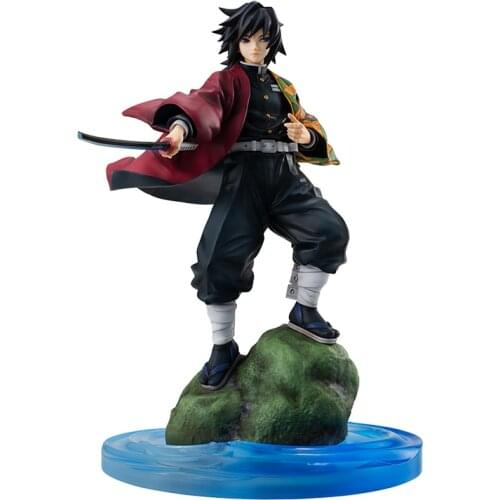 Demon Slayer Tomioka Giyuu 23Cm Japan Anime Model Ornaments Collectibles Pvc Model Toys Anime Figures Toys Gift