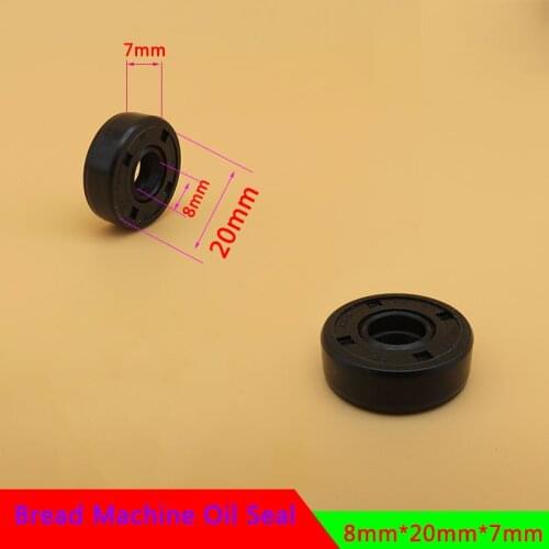 8*20*7mm Oil Seal Ring Breadmaker Machine Parts Bread Machine Spare Replacement Parts Wearable