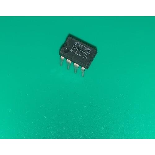 5pcs/lot LM2594HVN-5.0 DIP8 LM2594 N-5.0P+ IC REG BUCK 5V 0.5A 8-DIP LM2594HV-5.0 LM2594HV N-5.0 2594HV-5V