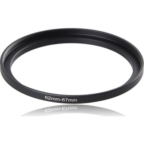 62-67mm Metal Camera Lens Filter Adapter Ring Thread Male 62mm to Female 67mm Step Up Mount UV CPL ND 2 4 8 Filter