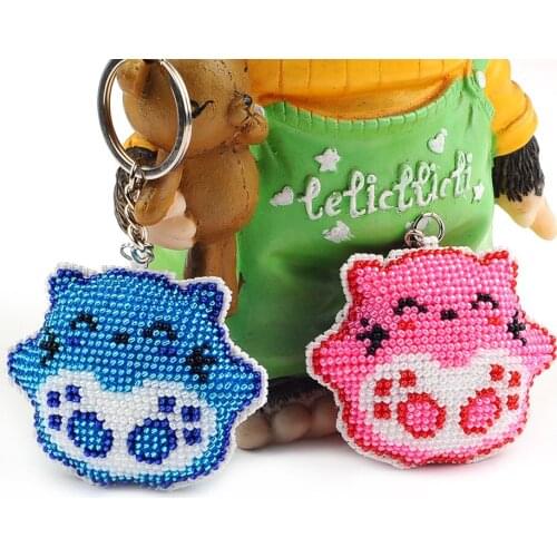 Y092 Cross-stitch Cross Stitch Kits Embroidery Set Package for Needlework Key Phone Chain Chinese Style Car Pendant Bead Stitch