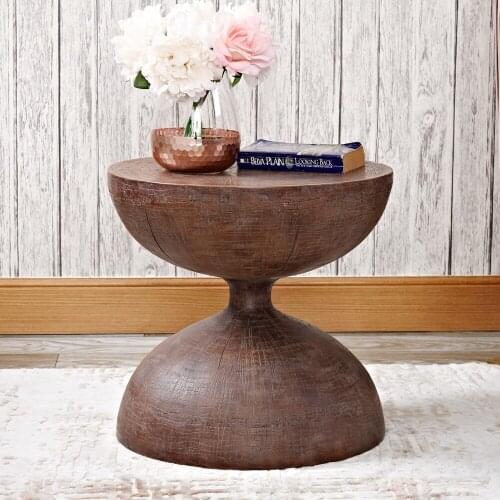 Sand Clock sofa side table ancient coffee tables style industriel end table bed side table