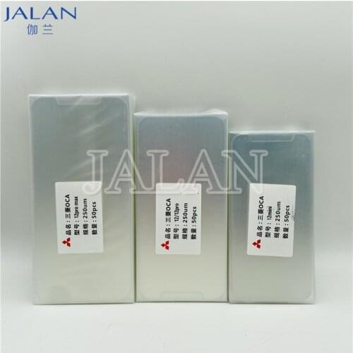 250um forMitsubishi OCA Film For iPhone 12 12mini 12 Pro Max Lcd Glass Screen Replace Laminating Oca Glue Phone Repair