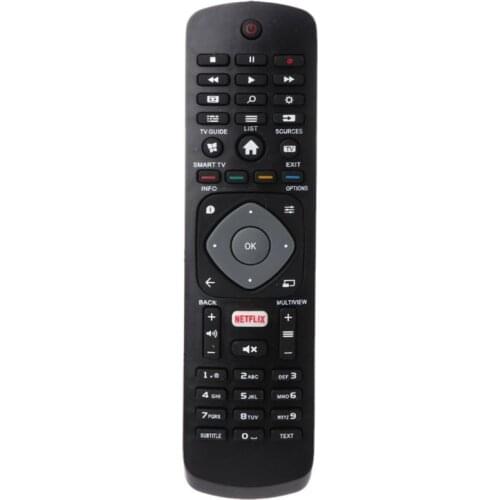 Black Black Remote Control Controller Replacement for Philips NETFLIX Smart TV 398GR08BEPHN0012HT 1635008714 43PUS6162