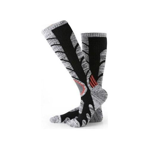 Warm socks winter thickening ski socks adult outdoor mountaineering sports long tube cotton high tube socks for men and women co