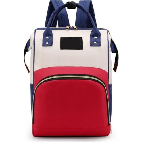 Diaper Bag Backpack Waterproof Woman Mummy Bag Girl Baby Large Capacity Zipper Shoulder Travel Bag Shoulder Handbag