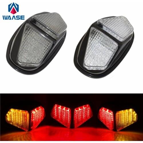 Waase For Triumph Daytona 600 650 2003 2004 2005 E-Mark Tail Light Brake Turn Signals Integrated LED Light