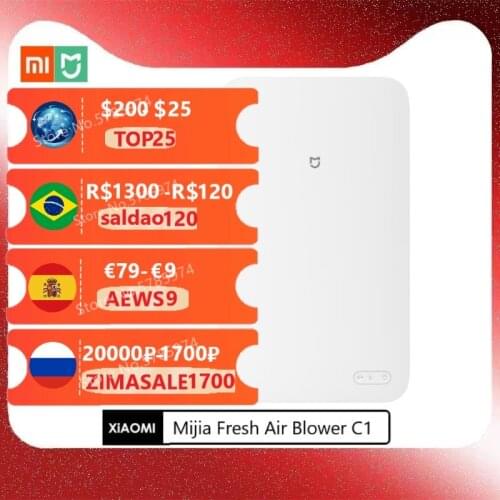 Xiaomi Mijia Fresh Air Blower C1 80 APP intelligent control PTC Electric auxiliary heating function volume Ultra-thin body