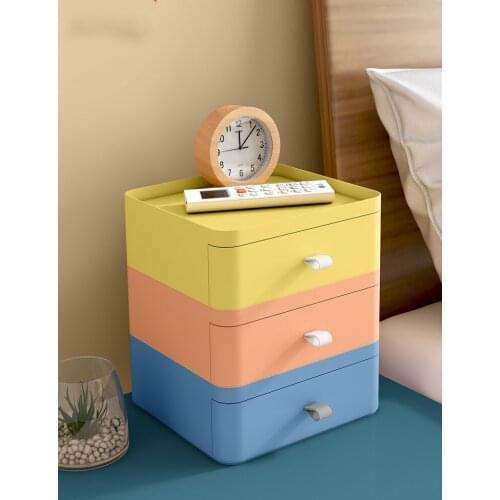 Cosmetics Storage Box Dust-proof Large Capacity Household Desktop Net Red Finishing Dresser Lipstick Skin Care Shelf