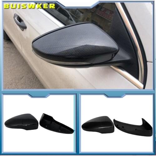 Carbon Look Side Wing Mirror Cover for VW Golf 7.5 MK7 7 GTD R GTI 6 Passat B7 CC Scirocco Polo 6R 6C MK6 Cap for Jetta 6 MKVI