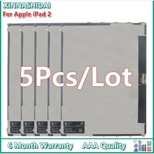 5 Pcs 9.7" LCD Display For iPad 2 A1395 A1396 A1397 LCD Display Digitizer Assemble Replacement