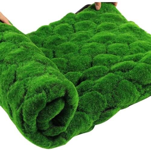 1M*1M Christmas Easter Straw Mat Green Artificial Lawn Carpet Fake Turf Home Garden Moss Home Floor DIY Wedding Decoration Grass