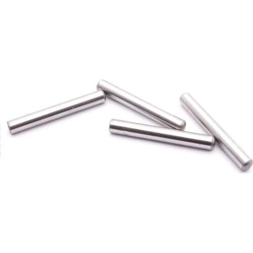 10pcs M1 M1.2 45# steel cylindrical pins double head chamfer solid pin fixed dowels positioning dowel polish GB119 6mm-14mm long