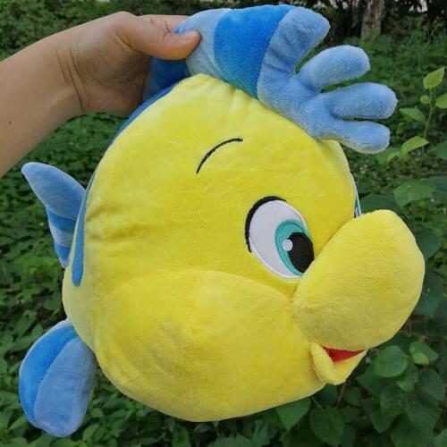 10pcs 35CM 45CM Unstuffed Empty Skin Flounder Plush Toys Doll