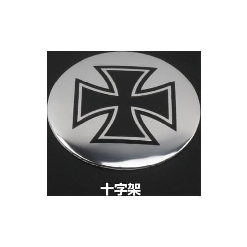 4pcs Auto 56mm Maltese Cross Car Wheel Center Hub Cap Badge Emblem Decal Sticker Aluminum Stickers car accessories