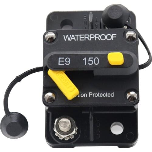 150A 12V 24V 36V 48V for car RV yacht Manual reset car circuit breaker with changeover switch overcurrent overload protector