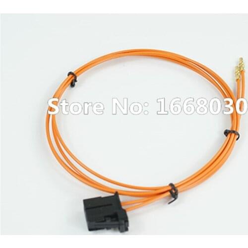 MOST Optic Fiber Cable Male Connector & Copper Part for Audi Porsche BMW 100cm Car accesories interior Car decoration