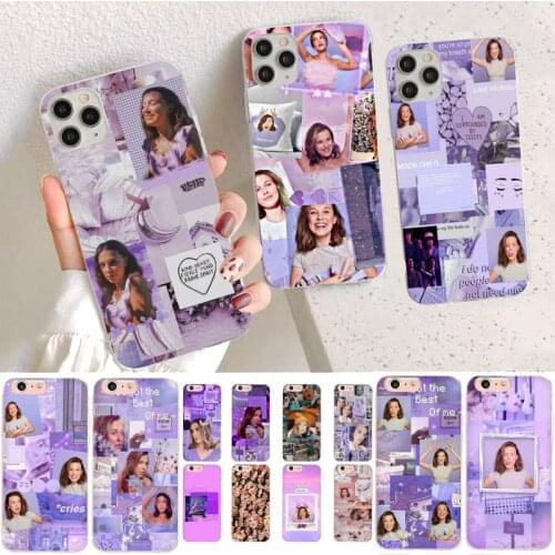 YNDFCNB Millie Bobby Brown Phone Case for iPhone 11 12 pro XS MAX 8 7 6 6S Plus X 5S SE 2020 XR case