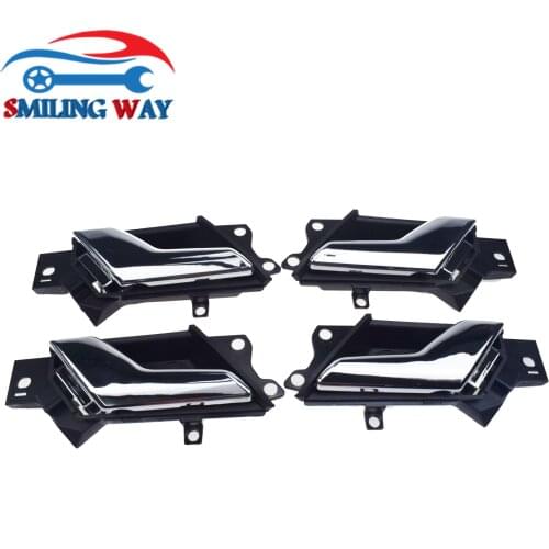 Chrome Inside Interior Door Handle Front Rear Left Right For Chevrolet Captiva Sport 2012-2015 & Saturn Vue 2008-2010 2.4L 3.0L