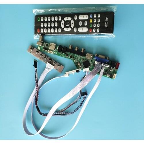 Kit for BT140GW04 V.2/V.4 1366x768 Panel 40pin Controller board LED remote Audio Display USB LCD Screen HDMI TV VGA AV Monitor
