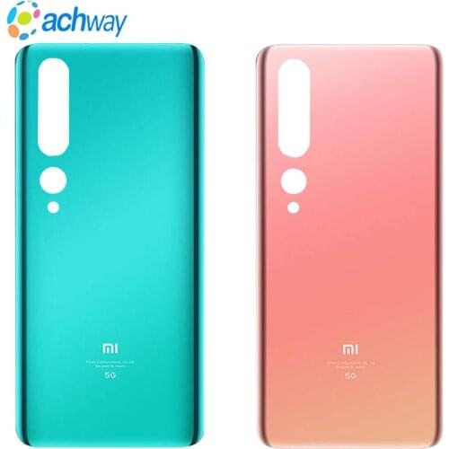 100% New For Xiaomi Mi 10 5G Battery Cover Rear Door Replacement M2001J2G mi10 5G Back Cover for Xiaom Mi 10 5G Rear Housing