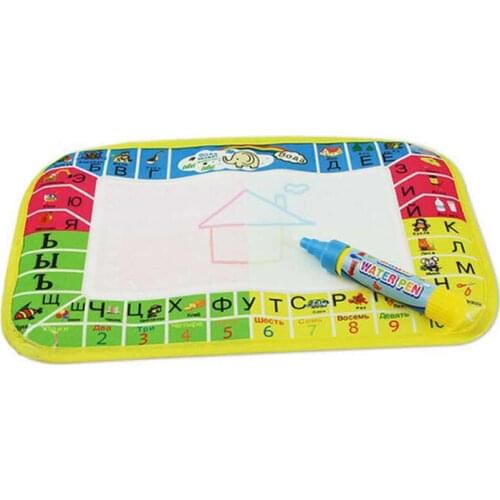 Education Toy, Baby toys, New Water Drawing Painting Writing Mat Board Magic Pen Doodle Toy Gift 25X16.5cm B0790