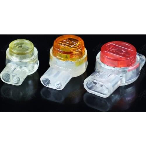 50pcs Rj45 Connector Crimp Connection Terminals K1 K2 K3 Connector Waterproof Wiring Ethernet Cable Telephone Cord Terminals