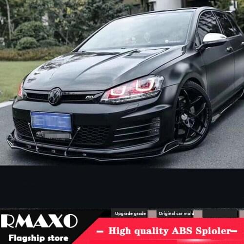 For VW golf 6 Front shovel Body kit spoiler 2011-2013 Golf GTI R ABS Rear lip rear spoiler front Bumper Diffuser Protector