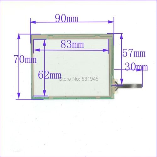 ZhiYuSun 3.5Inch Touch Screen 70mm*90mm FOR MP4 for game touch panel on display for Digital for PDA 70*90 touchsereens glass
