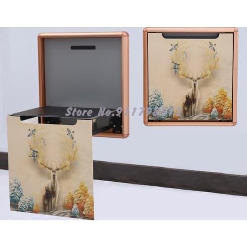 Folding shoe changing stool household door wall hanging wall ultra-thin shoe cabinet stool porch box decorative painting invisib