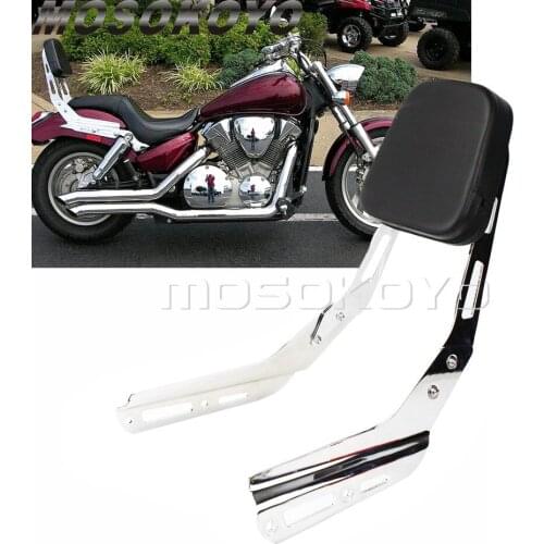 VTX 1800F 2005-2011 Motorcycle Fire Flame Rear Sissy Bar Backrest With Pad for Honda VTX 1300 C Retro Cruiser VTX 1800C All Year