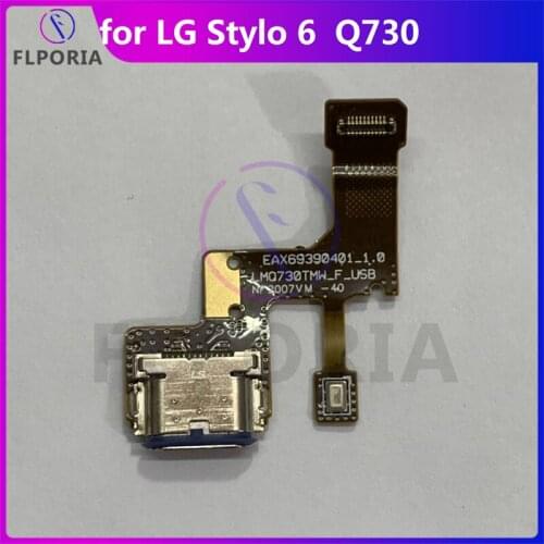 USB Charging Flex Cable For LG Stylo 6 Q730 USB Charging Dock Flex Cable for LG LMQ730TM LM-Q730TM USB Charger Phone Parts Test