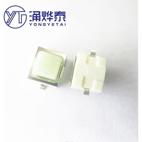 YYT 10PCS Silent conductive silicone tact switch 6.6*6.3*5 car air conditioner button