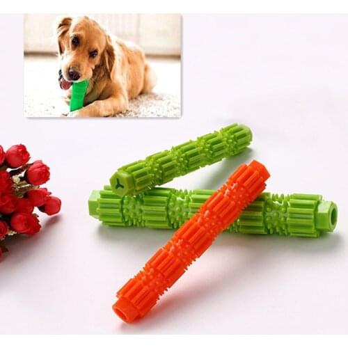 Soft Rubber Dogs Chew Toys Dogs Toothbrush Pet Molar Stick Tooth Cleaner Brushing Puppy Dental Care Dog Pet Puppies