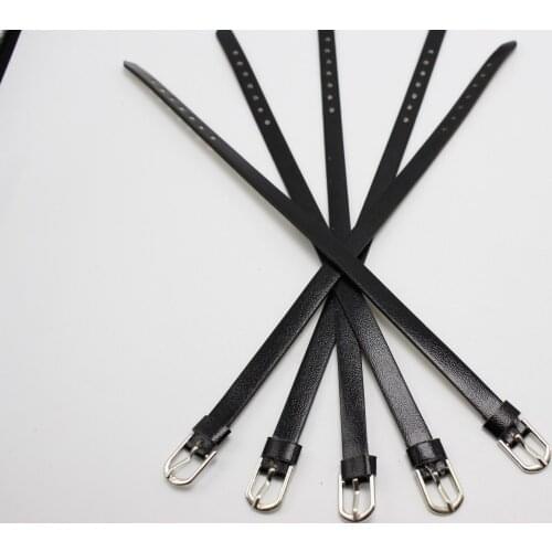 10 Black Plain Style Leatherette Bracelet Wristband Fit 8mm Slide Charms DIY