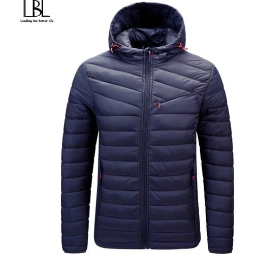 2020 New Winter Parka Jacket Men Hooded Windbreaker Men Keep Warm Men Parkas Autumn Mens Clothing Solid Male Tops Plus Size 4XL