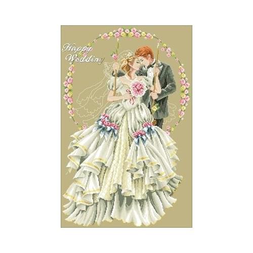 25- STC 101202 （14CT） Counted Cross Stitch 11CT 14CT 18CT DIY Cross Stitch Kits Embroidery Needlework Sets