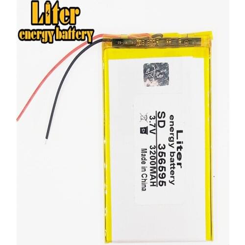 3.7V 3200mAh Lithium Tablet polymer battery for Tablet PC / MID / PDA ( 356595 )
