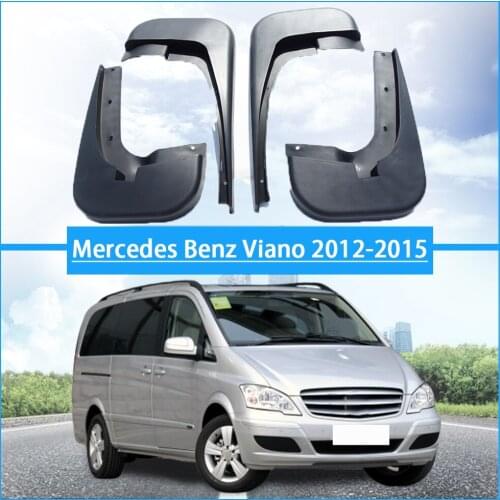 4pcs Auto accessories For Mercedes Benz Viano W639 2012-2015 Mud Flap fender Splash Guard Mudguard Car styling